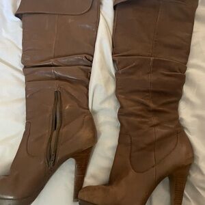 Vintage Jessica Simpson Brown Knee-High Women's Boots